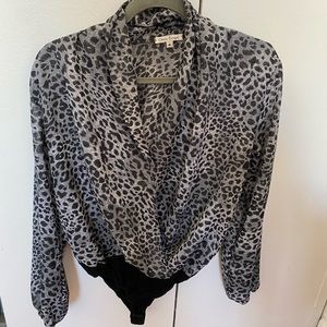 Leapard Print Body Suit